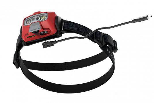 Светодиодный налобный фонарь Ledlenser HF6R Core аккумуляторный красный - фото Led Lenser (Лед Ленсер)